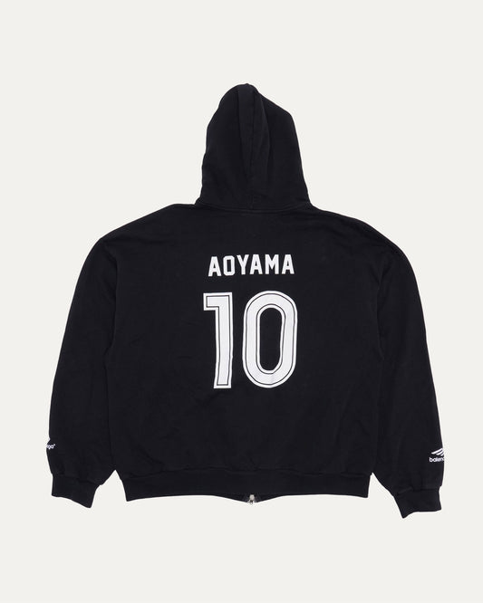 Medium Fit Aoyama Soccer Zip Up Hoodie