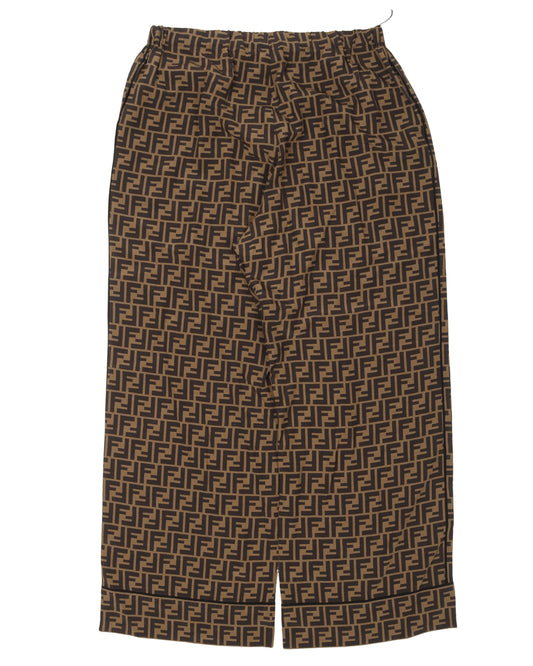 Monogram Silk Pajama Pants