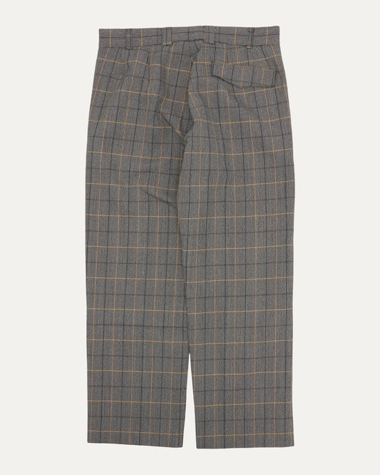 Window Pane Plaid Trousers
