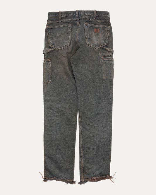 Carhartt Overdyed Raw Hem Jeans