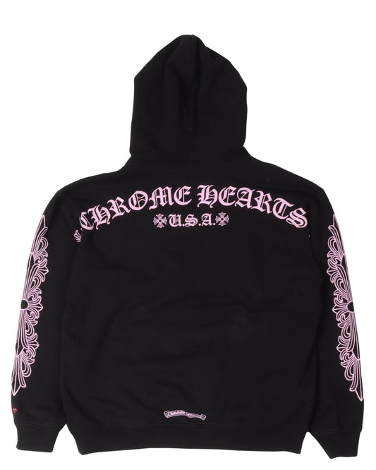 Friends & Family Pink Logo Hoodie