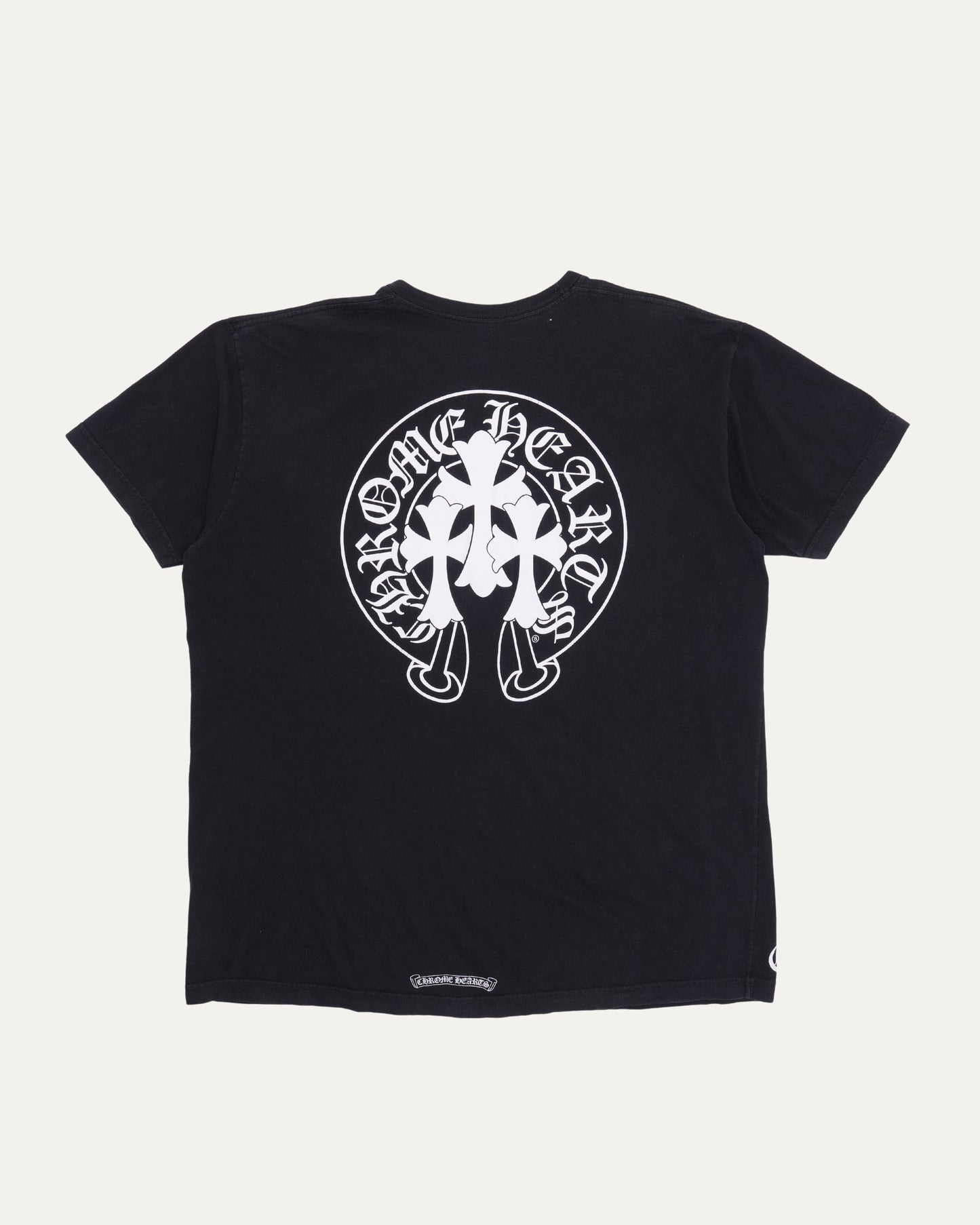 Cemetery Cross Horseshoe Logo Pocket T-Shirt
