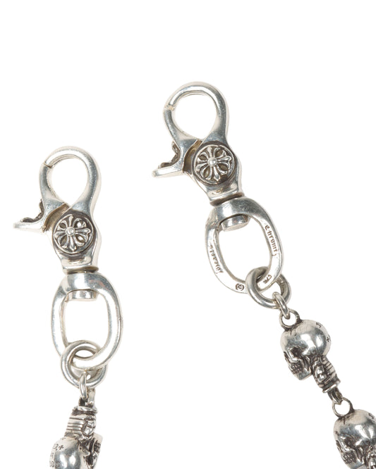 Delphino Foti Skull Wallet Chain