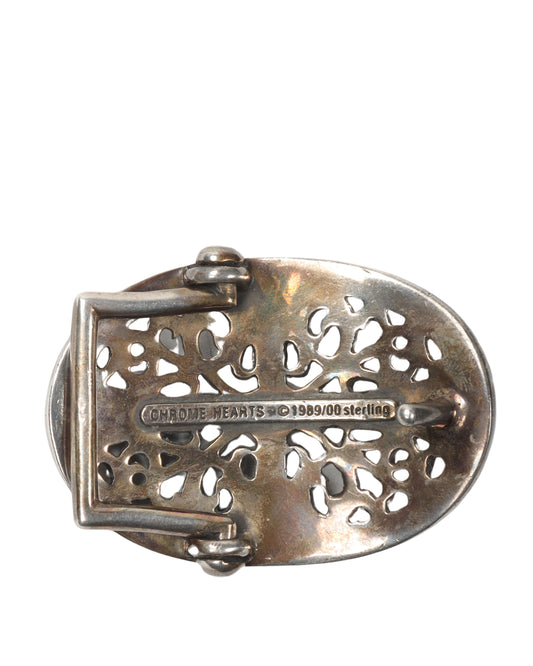 Small Oval Cross Belt Buckle