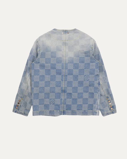 3D Damier Chic Denim Jacket