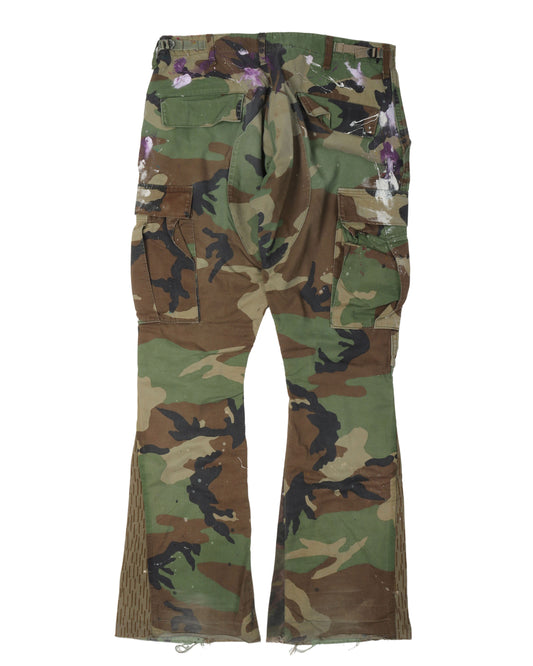 LA Flare Camo Cargo Pants