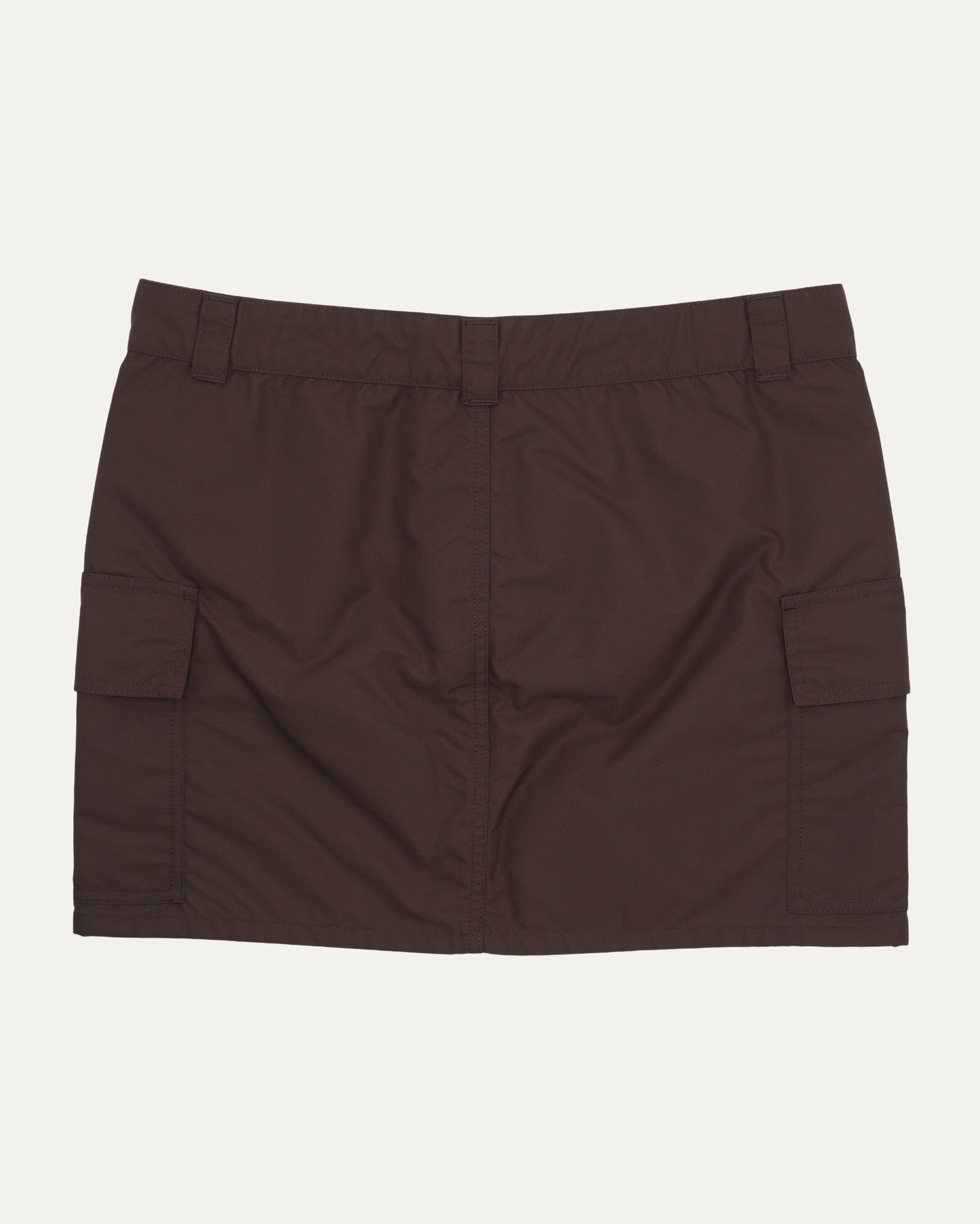 Cross Patch Nylon Cargo Skirt