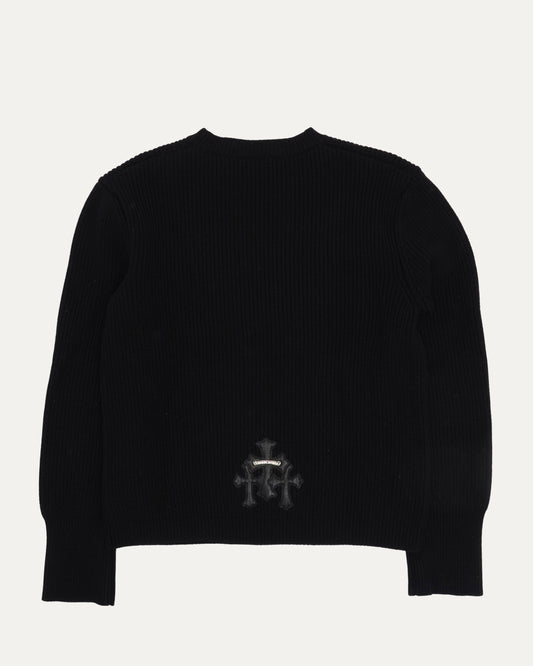 Cashmere Cross Patch Sweater