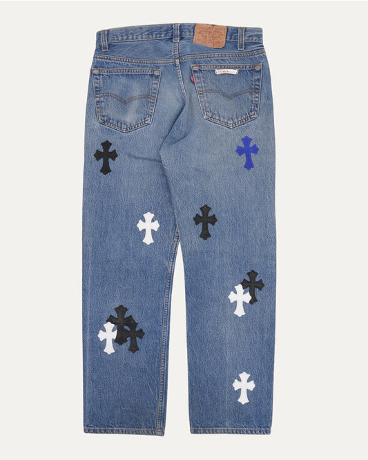 Levi's 501 Cross Patch Jeans