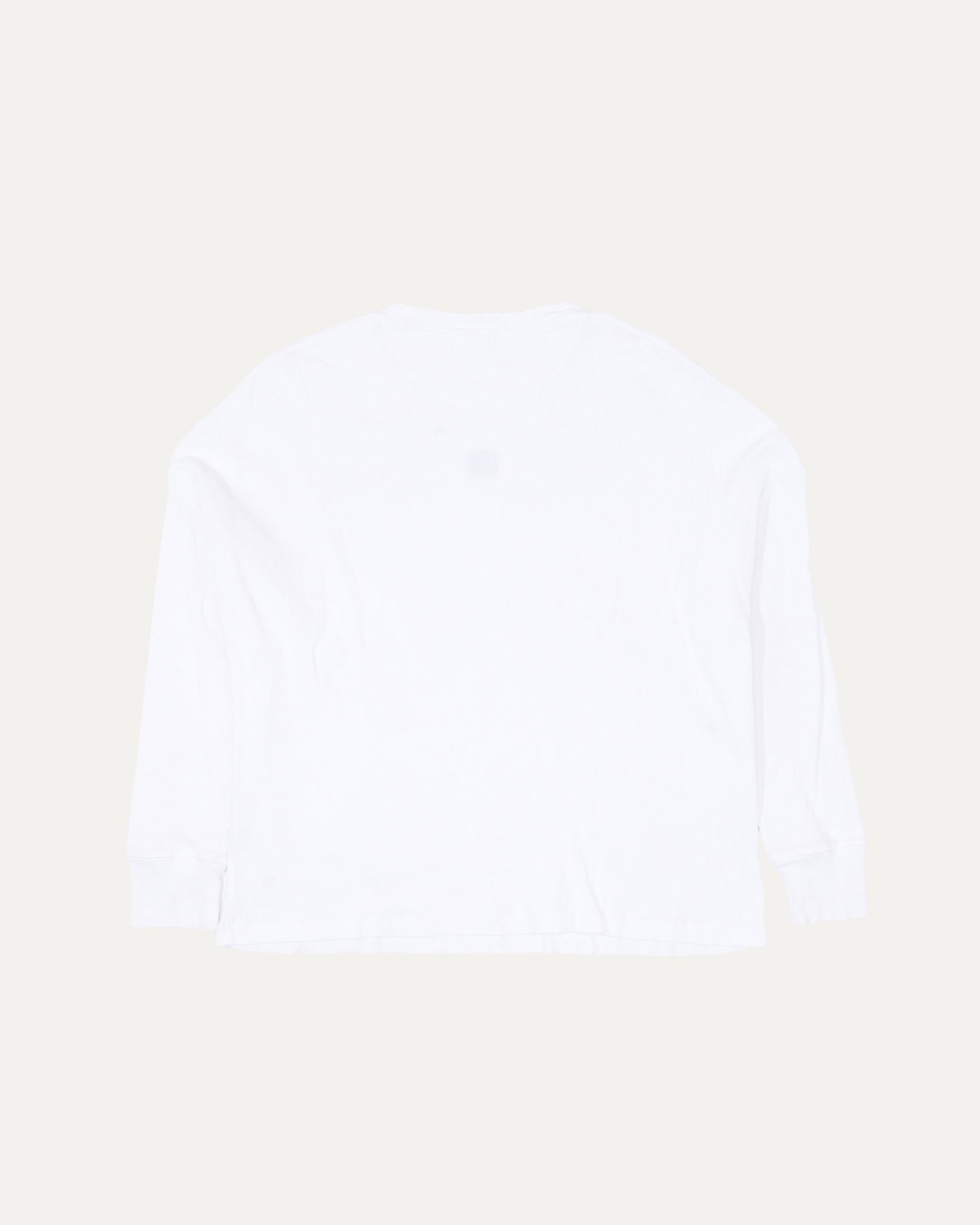 Embroidered Logo Thermal Long Sleeve T-Shirt