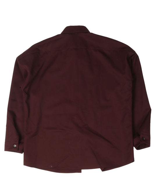 Wool Shirt with Pocket