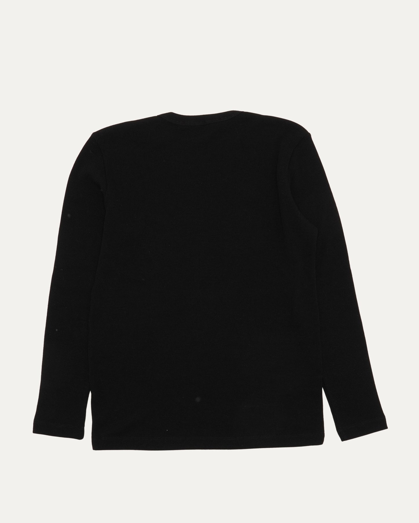 Embroidered Thermal Long Sleeve T-Shirt