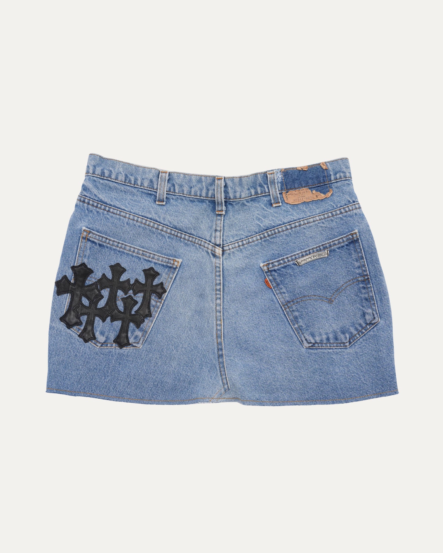 Levi's Cross Patch Denim Skirt