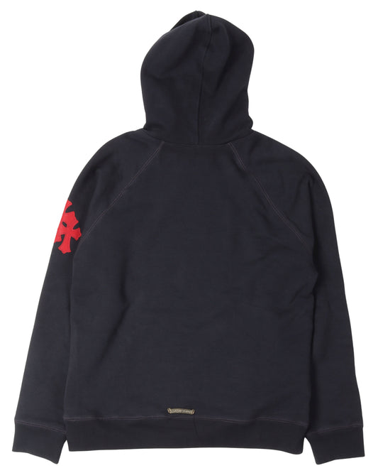 Paper Jam Cemetery Cross Patch Hoodie