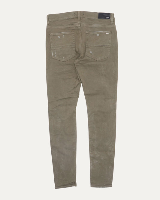 Distressed Repaired Jeans