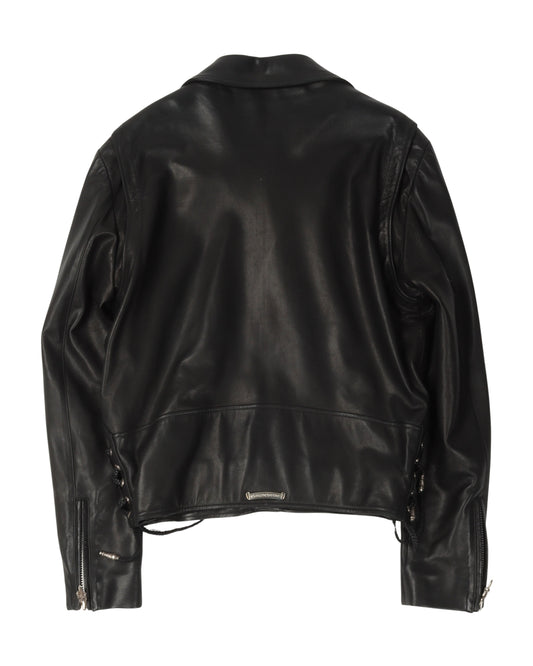 Hermes Lined Double Rider Jacket