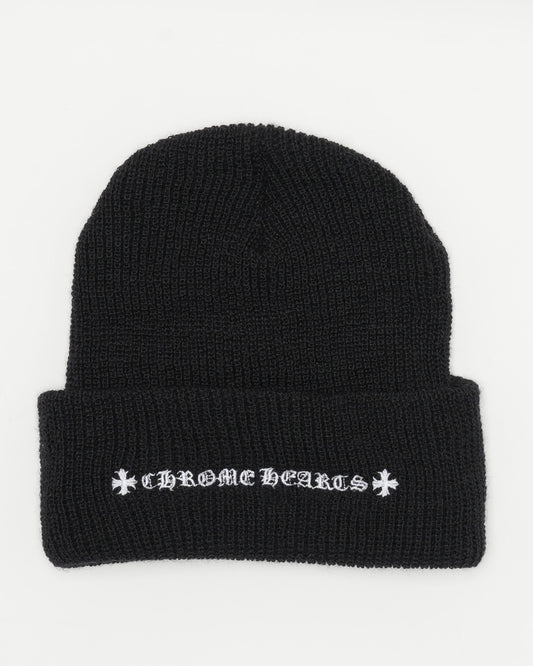 Plus Cross Embroidered Beanie