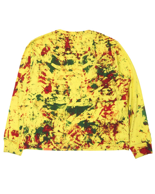 Bleach Dye Long Sleeve T-Shirt