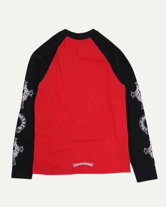 Horseshoe Logo Raglan Long Sleeve T-Shirt