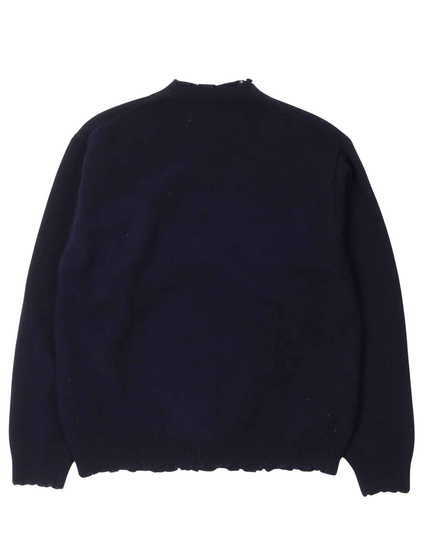 Double B Raw Hem Sweater