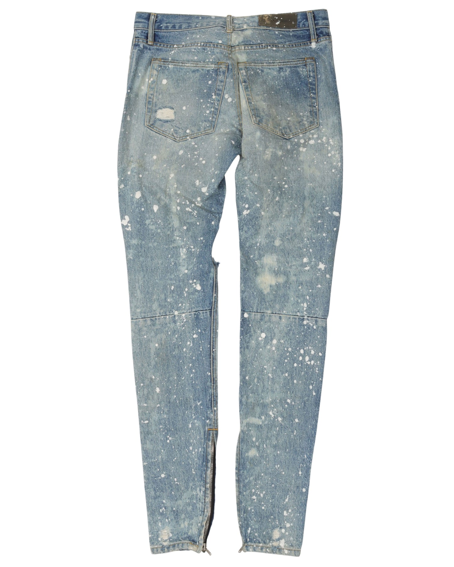 Romper Bleached Denim Jeans