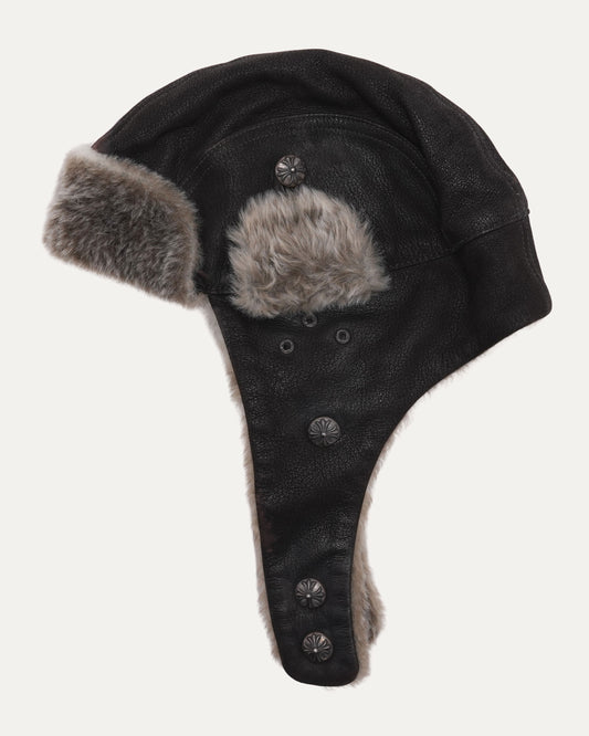 Leather and Fur Trooper Hat