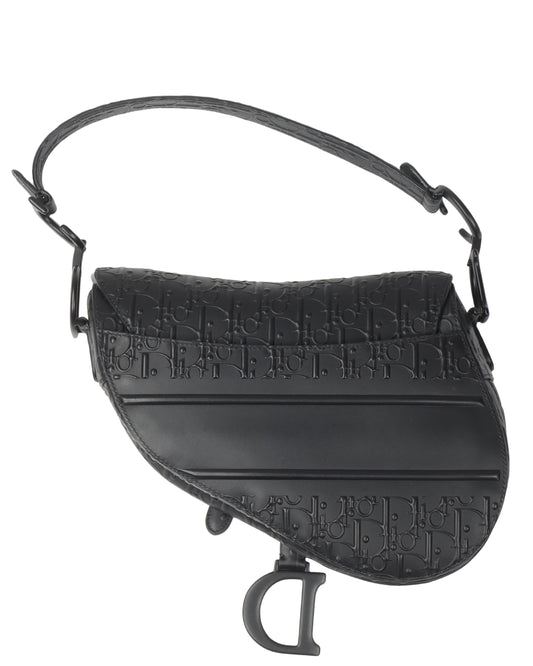 Embossed Leather Saddlebag