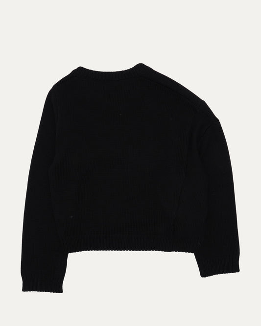 Asymmetrical V-Neck Sweater