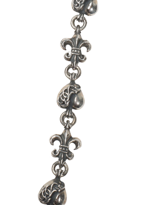 Fleur and Heart Link Wallet Chain