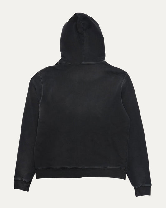 Crest Appliqué Zip Up Hoodie