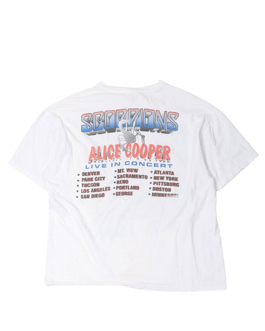 Scorpions & Alice Cooper 1996 Tour T-Shirt