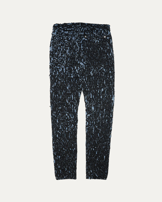 4G Jacquard Shredded Jeans