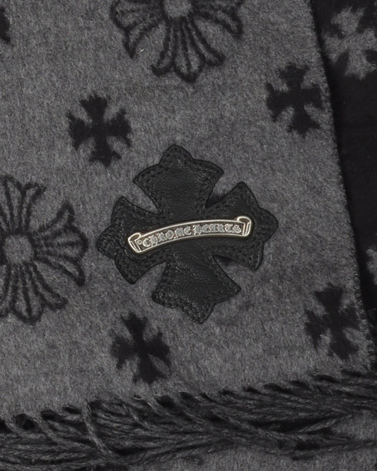 Cashmere Plus Cross Motif Blanket