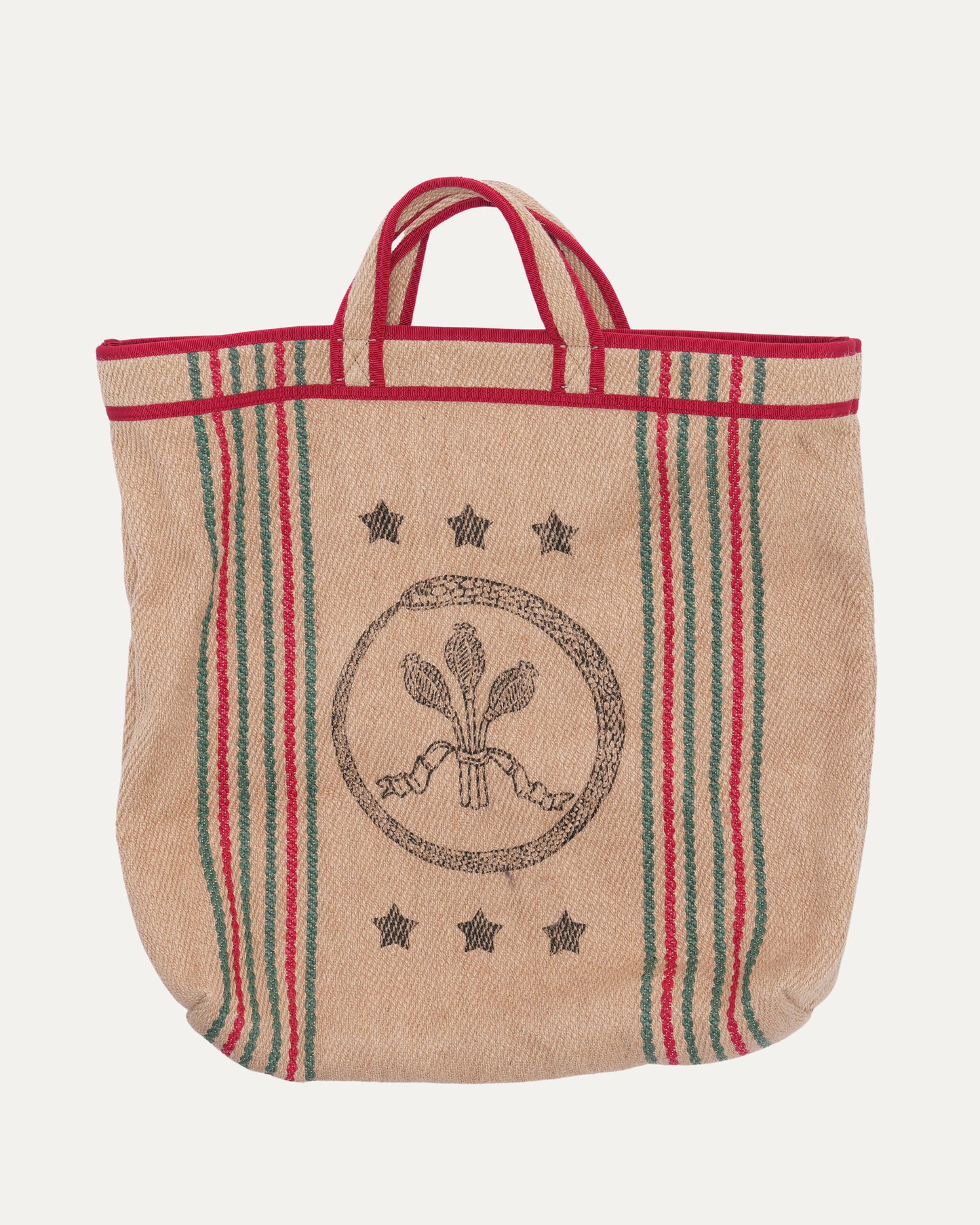 Jute Arles Aries Tote Bag