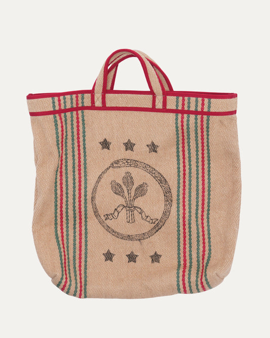 Jute Arles Aries Tote Bag