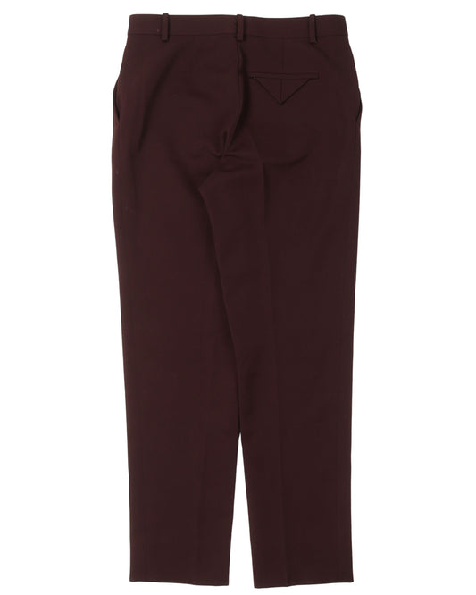 Pleated Wool Trousers