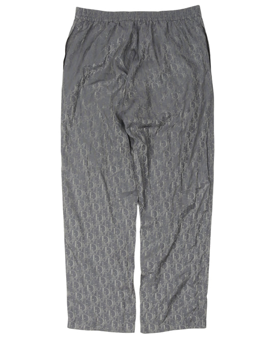 Silk Blend Oblique Monogram Pants