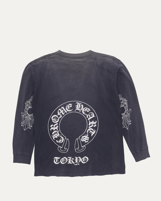 Tokyo Horseshoe Logo Long Sleeve Pocket T-Shirt
