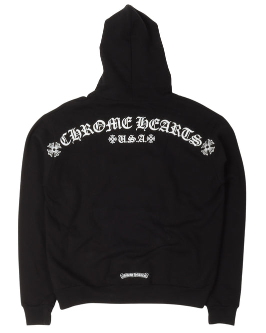 T Logo Zip Up Hoodie