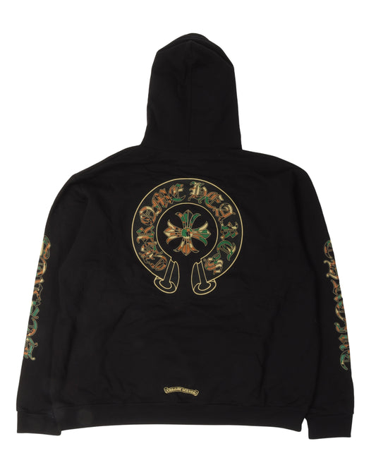 Camouflage Cemetery Cross Pullover Hoodie