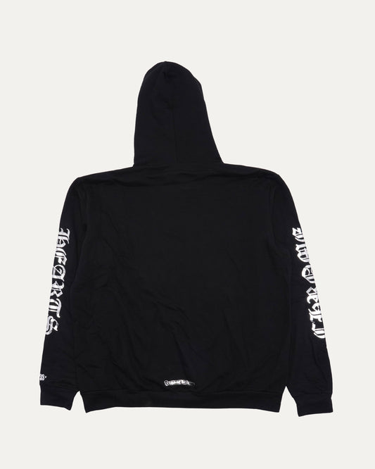 Online Exclusive Metallic Vertical Logo Hoodie
