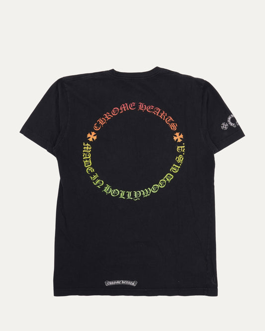 Gradient Horseshoe Logo Pocket T-Shirt