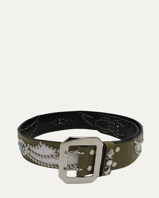 Justin Reed Exclusive Leather Inlay Belt