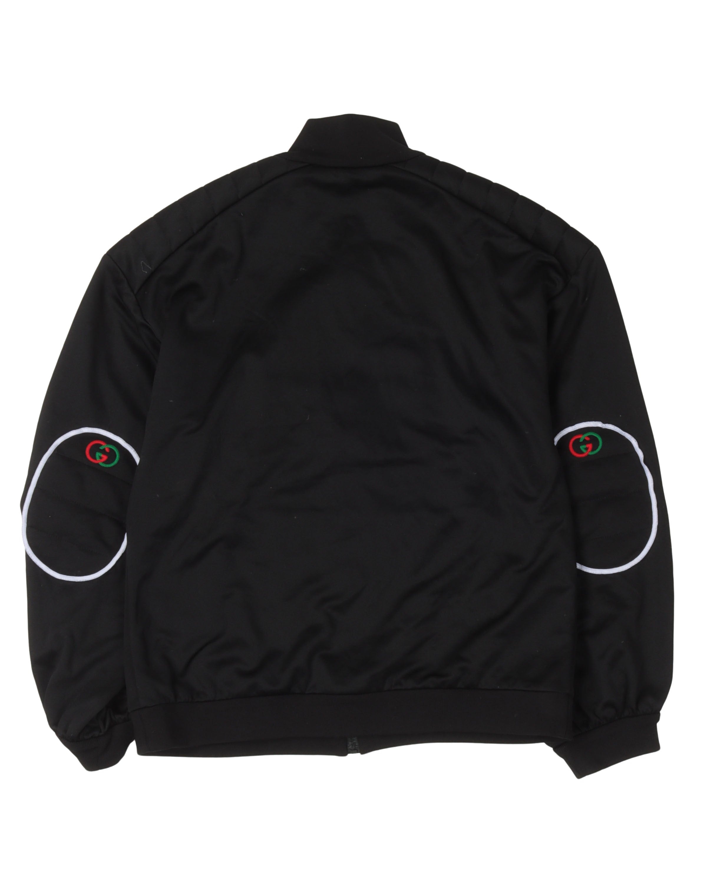 Elbow Pad Embroidered Logo Jacket