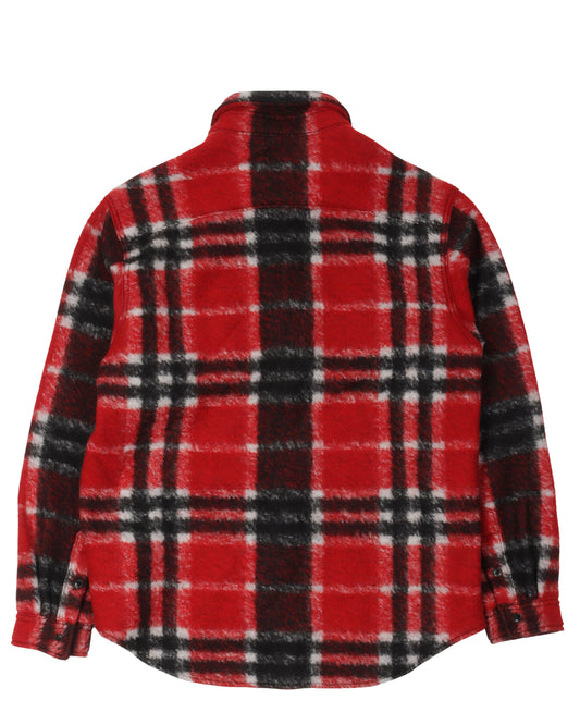 Fuzzy Flannel Shirt