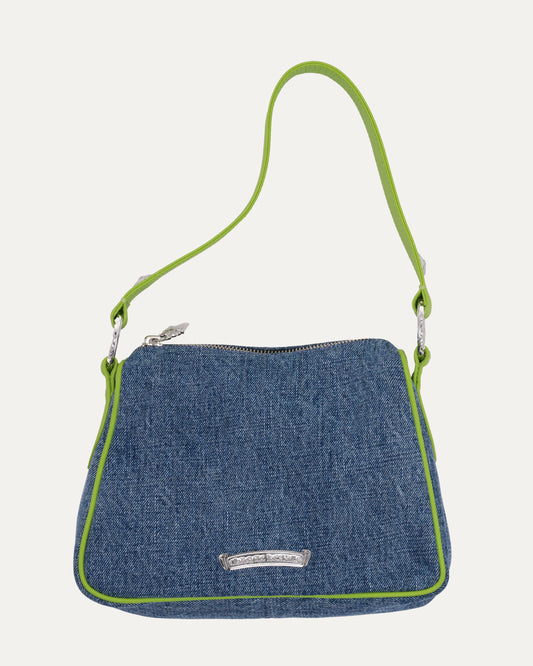 Denim Cross Patch Chicken Nugget Bag