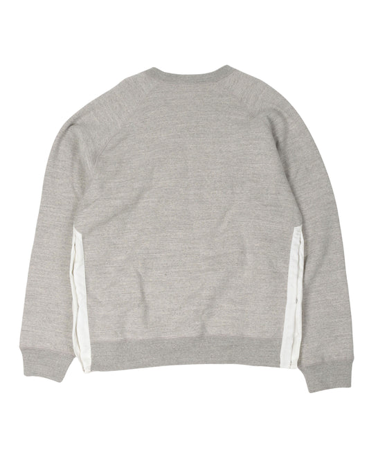 Sacai Side Zip Sweatshirt