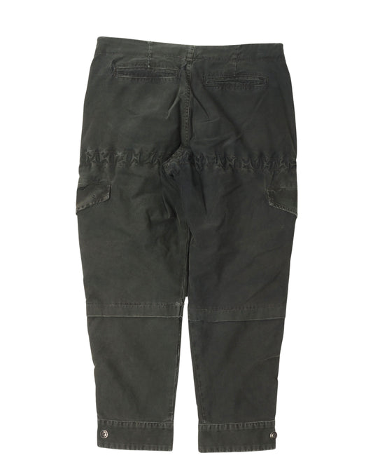 Black Boat Sateen GL Cargo Lounge Pant