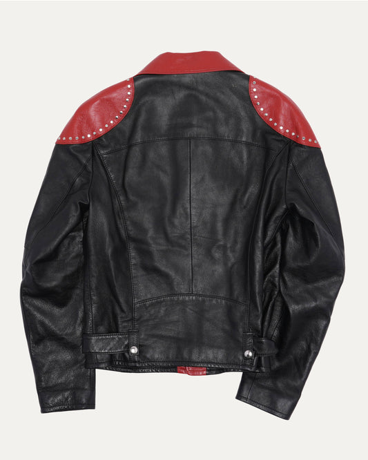 FW20 Loose Fit Studded Leather Jacket
