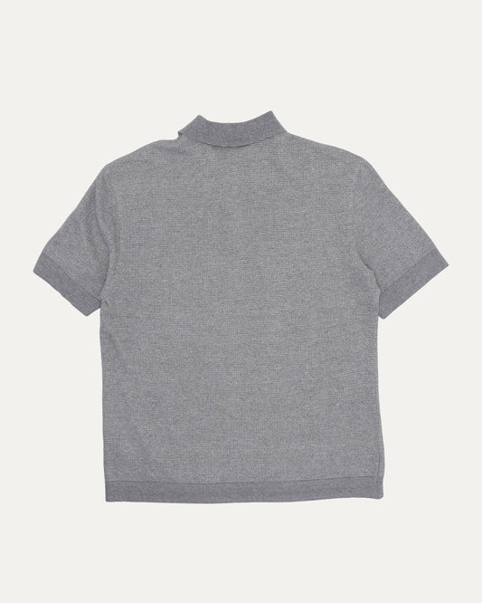 Linen-Silk Blend Polo